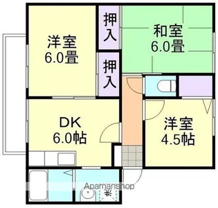 プロムナード A棟【1階】の間取り