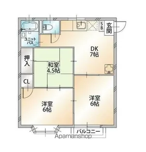アルタヒル【2階】の間取り