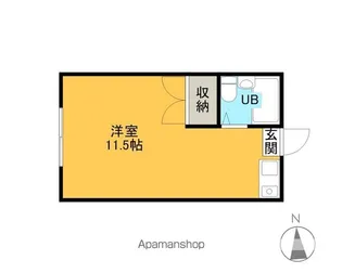 ナンシーハイツ一番館【107号室】の間取り