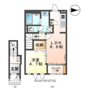 エミネンス【2階】の間取り