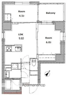 リビオメゾン上野入谷【11階】の間取り