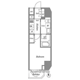 GRAN PASEO田原町【13階】の間取り
