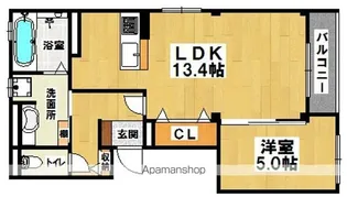 LS RESIDENCE NAKAMOZU【102号室】の間取り