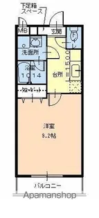 フジパレス住之江ウエスト【1階】の間取り