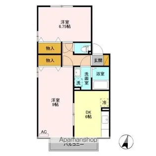 コート花水木【2階】の間取り