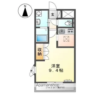 ディープ・アート【1階】の間取り