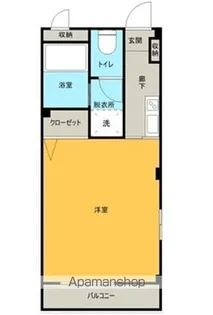 フォブールサクセス【206号室】の間取り