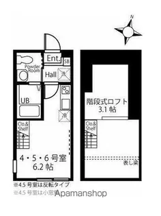 神奈川県横浜市南区六ツ川1丁目【アパート】の間取り