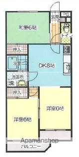 ロイヤルハイツ玉穂I【401号室号室】の間取り