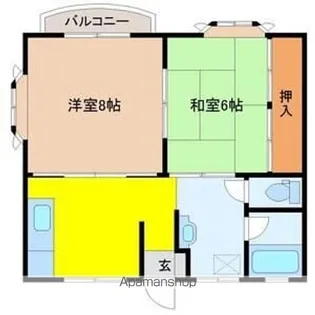 カトレア【2階】の間取り