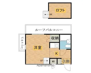 ミディ八王子【401号室】の間取り