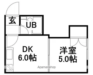 ノースコート白石【503号室】の間取り