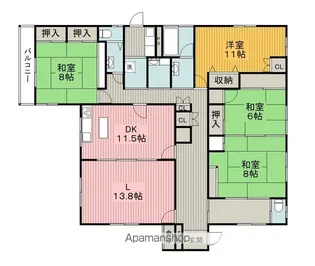 大阪府豊中市上野西2丁目【一戸建】の間取り