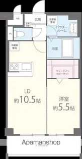 プレミアムワン【7階】の間取り