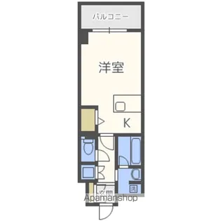 ホーリーフォート南平岸【109号室】の間取り