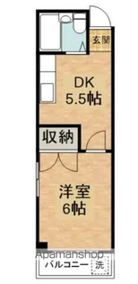 バンビ白山第4ビル【4階】の間取り