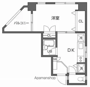 東京都荒川区東日暮里5丁目【マンション】の間取り