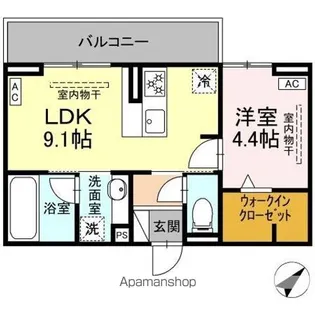 ノブレス【207号室】の間取り