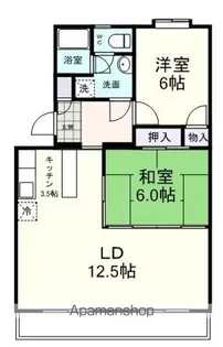 ニューサンハイツ【30B号室】の間取り