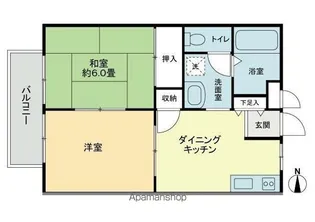 フォブール木内【2階】の間取り