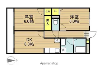 柚の木マンション【3階】の間取り