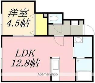 QUESERA【103号室】の間取り