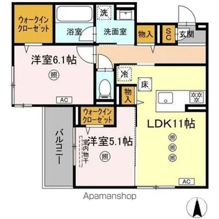 BEIRA DO RIO MUROMI【1階】の間取り