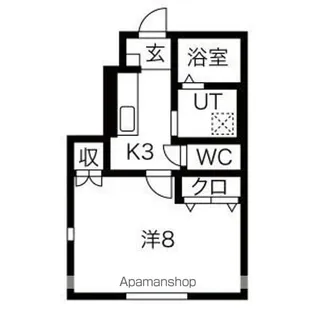 ブルック北上II【1階】の間取り