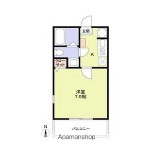 Α(アルファ) PARKS HILLS【2階】の間取り
