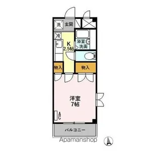 青悠荘【1階】の間取り