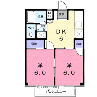 セピアコートSATO【2階】の間取り