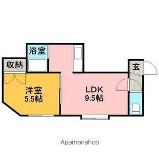 コンフォートK152【106号室】の間取り