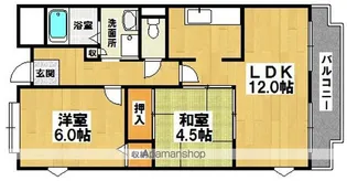 ハイネス諏訪ノ森【303号室】の間取り