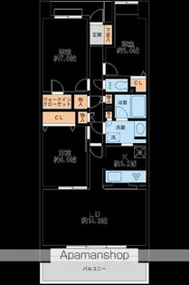 リーベスト西千葉【7階】の間取り
