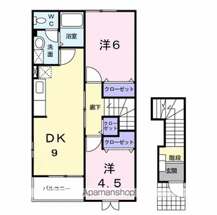 アグリコーポラスE【2階】の間取り