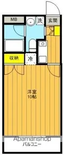 シティ咲田【402号室】の間取り