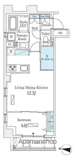 ラティエラ中野新井【2階】の間取り
