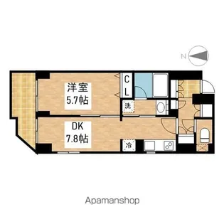 CASSIA車道【14階】の間取り