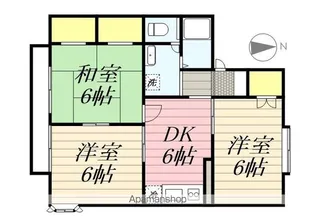 サンモール前原【2階】の間取り