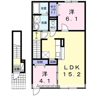 プランドル【2階】の間取り