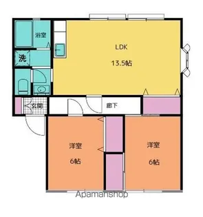 サンビレッジ21【1階】の間取り