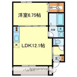 ルシクラージュ【3階】の間取り