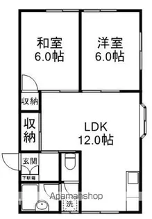 ビレッジ桜ヶ丘【2階】の間取り
