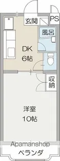 マンション明日香【2階】の間取り