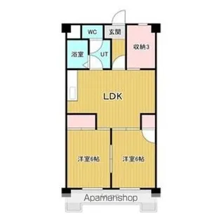 エトワール八田【301号室】の間取り