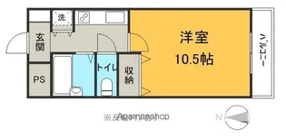 メゾン白板【305号室】の間取り