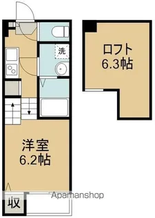 ハーモニーテラス若林Ⅳ【1階】の間取り