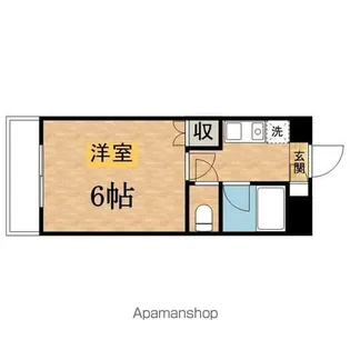 クィーンズタウン【3階】の間取り