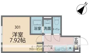 カインドネス江戸川【301号室号室】の間取り
