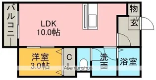ロイヤルシティー【2階】の間取り